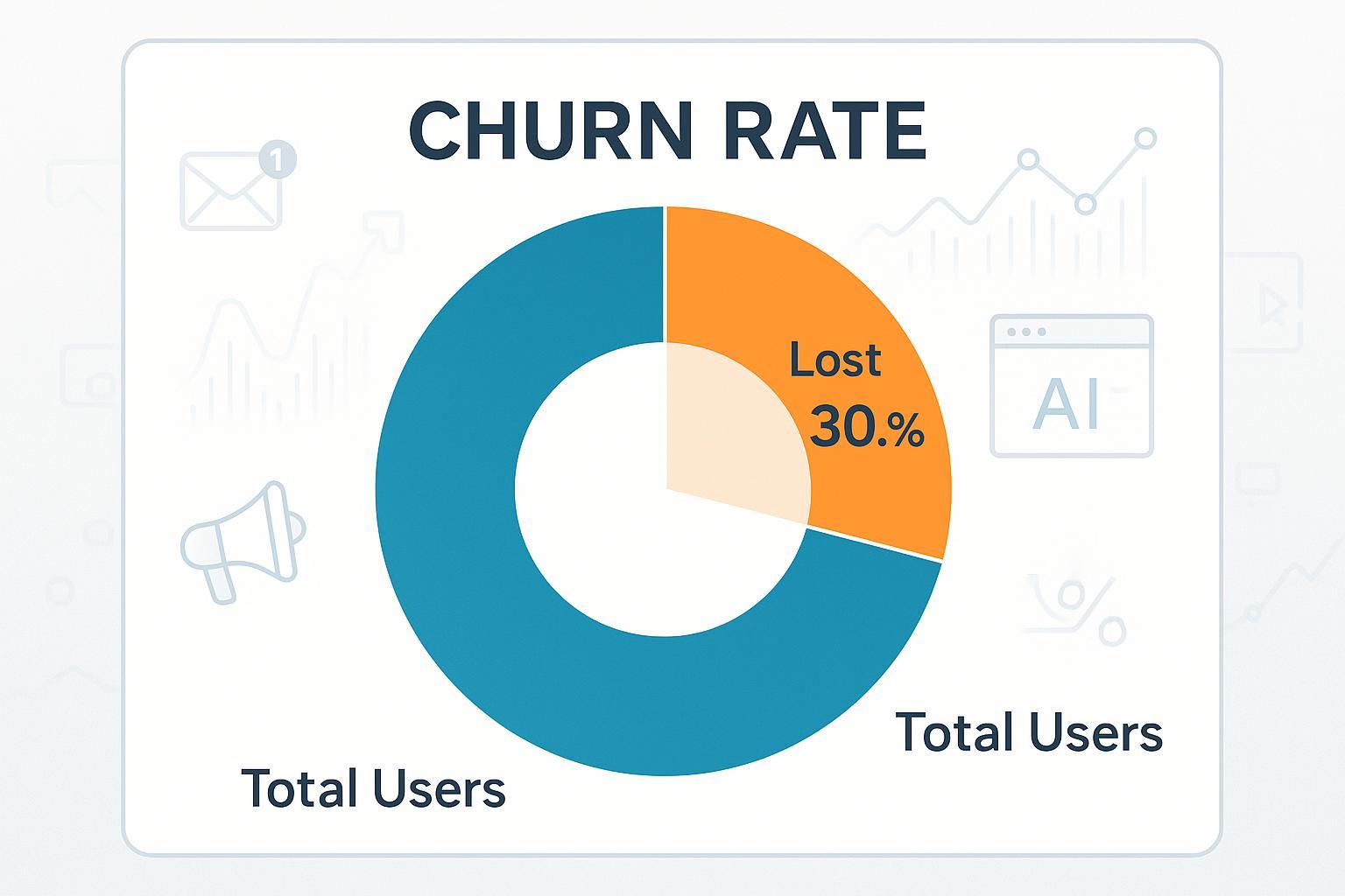 What is Churn Rate? Churn Rate Definition & Digital Marketing Impact Post feature image