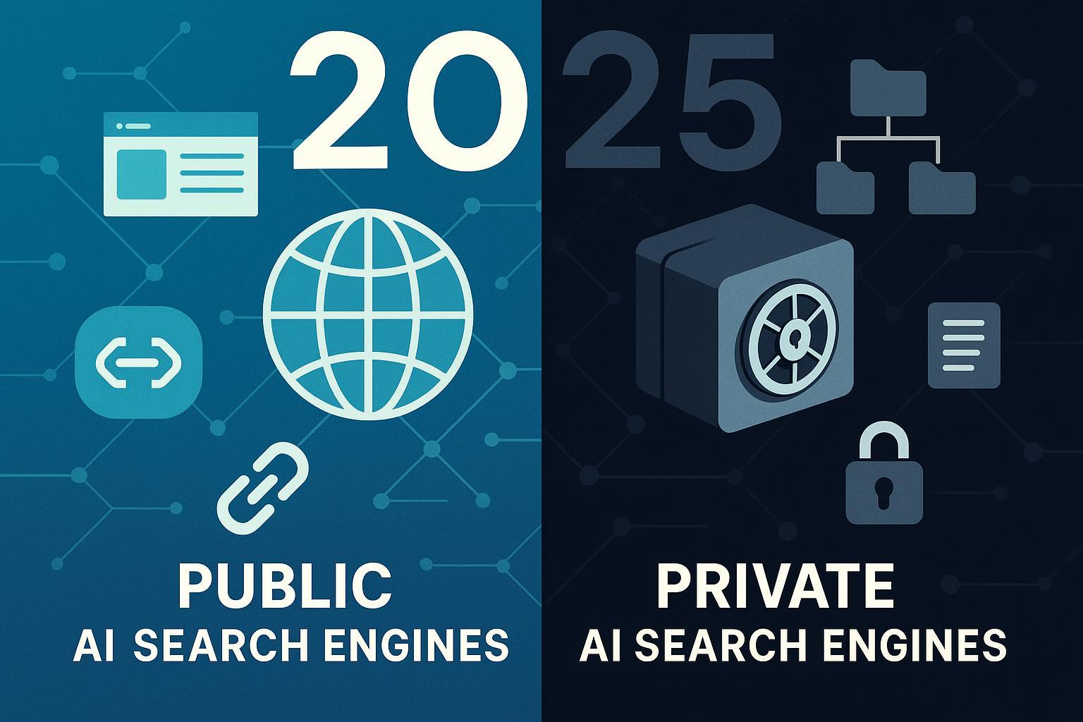Public vs Private AI Search Engines (2025): Key Differences & Optimization