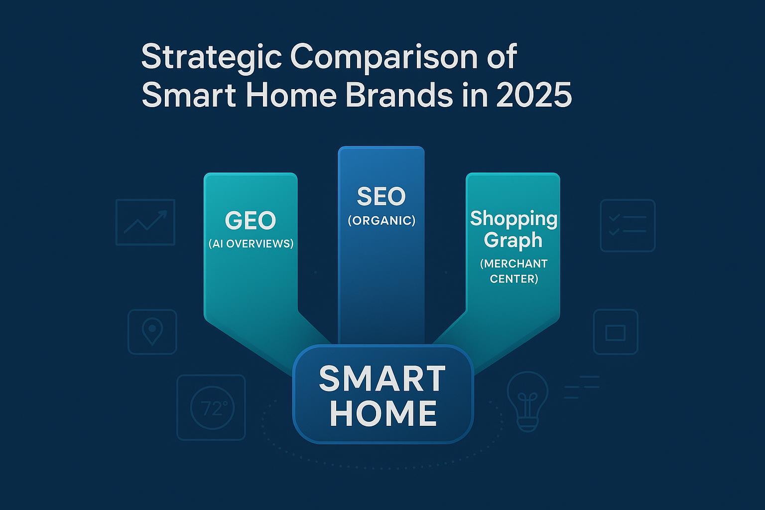 GEO vs SEO vs Shopping Graph: Smart Home Brand Strategy 2025