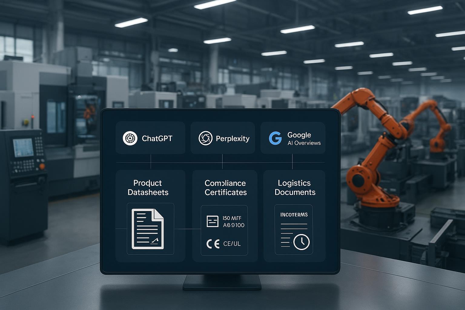 Top Questions Manufacturing Customers Ask AI Assistants — Agency Optimization FAQ