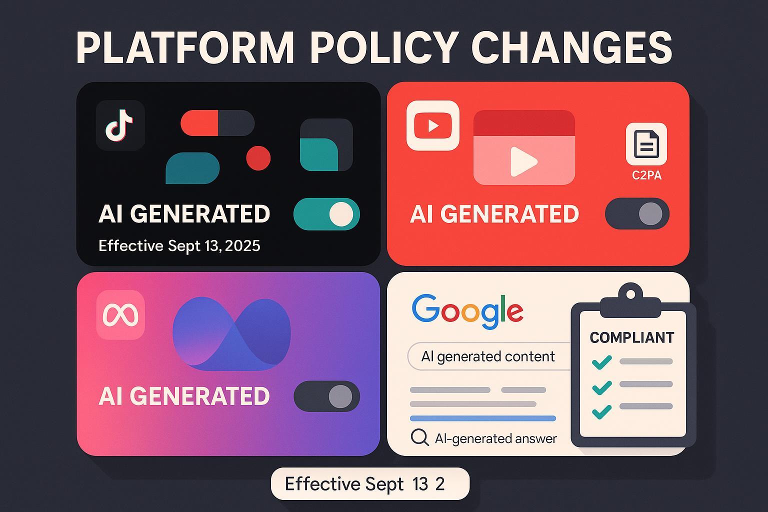 2025 AI Content Guidelines: Platform Rule Changes Every Creator Must Know Post feature image