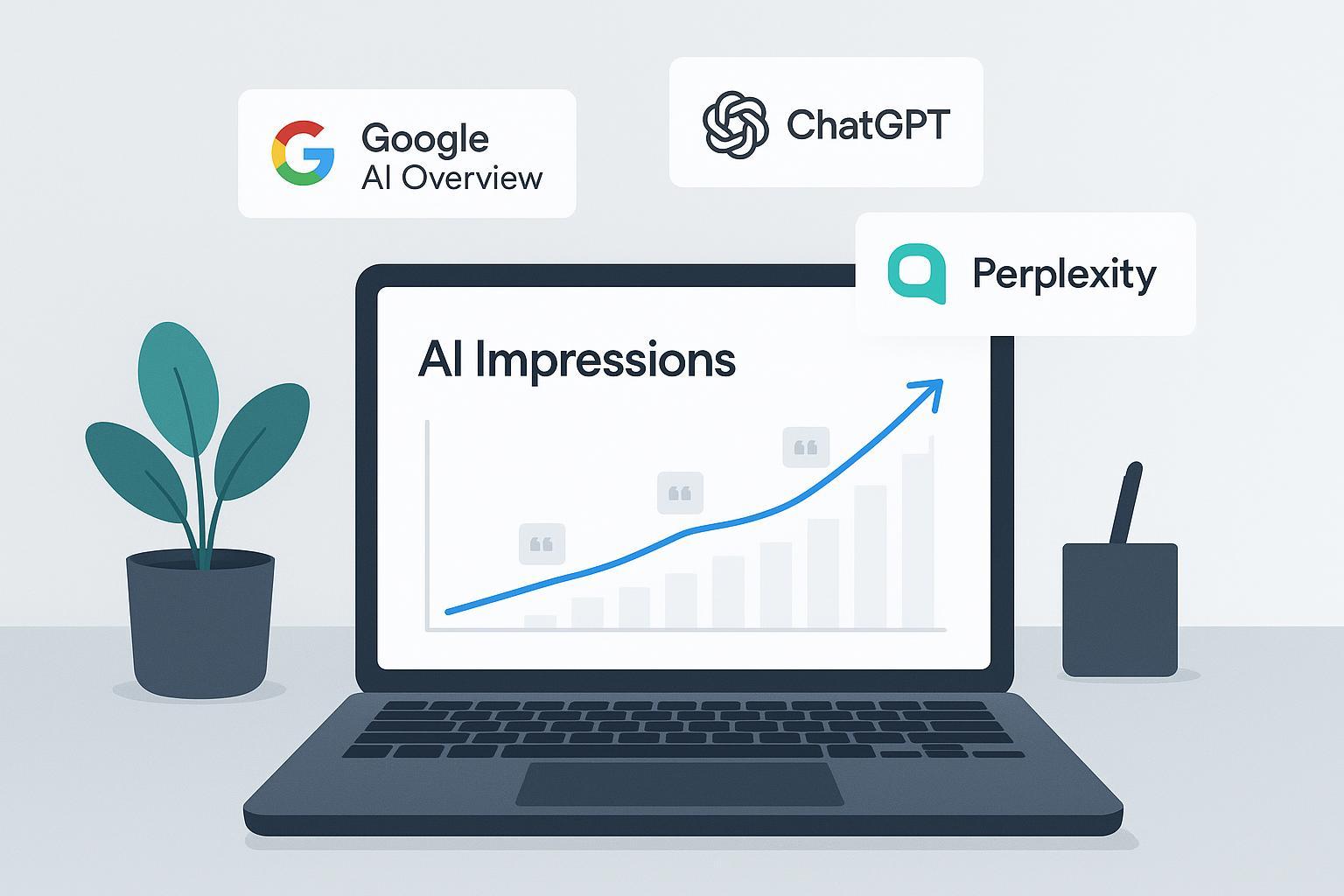 How a Blog Got 10× Impressions from AI Search (2025) Post feature image