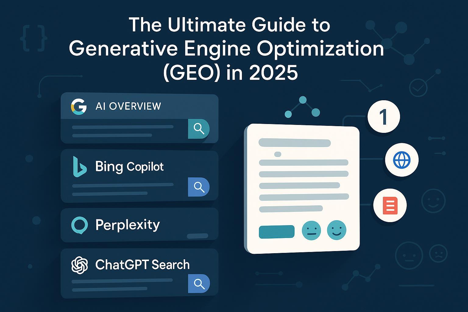 Ultimate Guide to Generative Engine Optimization (GEO) 2025