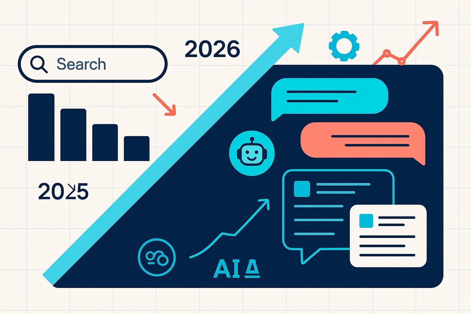 Gartner’s 2025 Forecast: 25% Drop in Searches as AI Tools Rise Post feature image