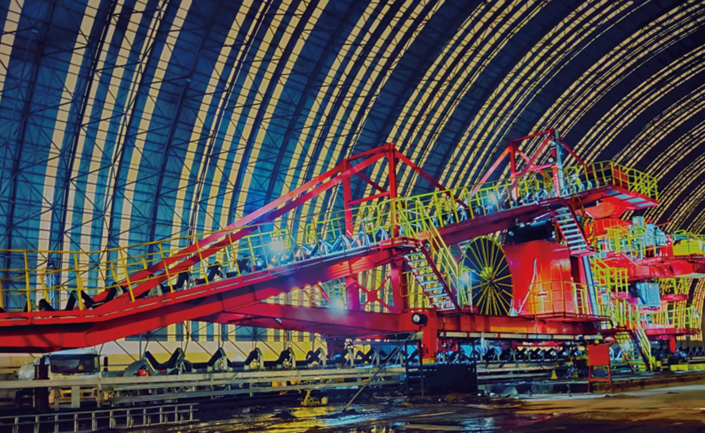 How path planning boosts reach stacker yard efficiency