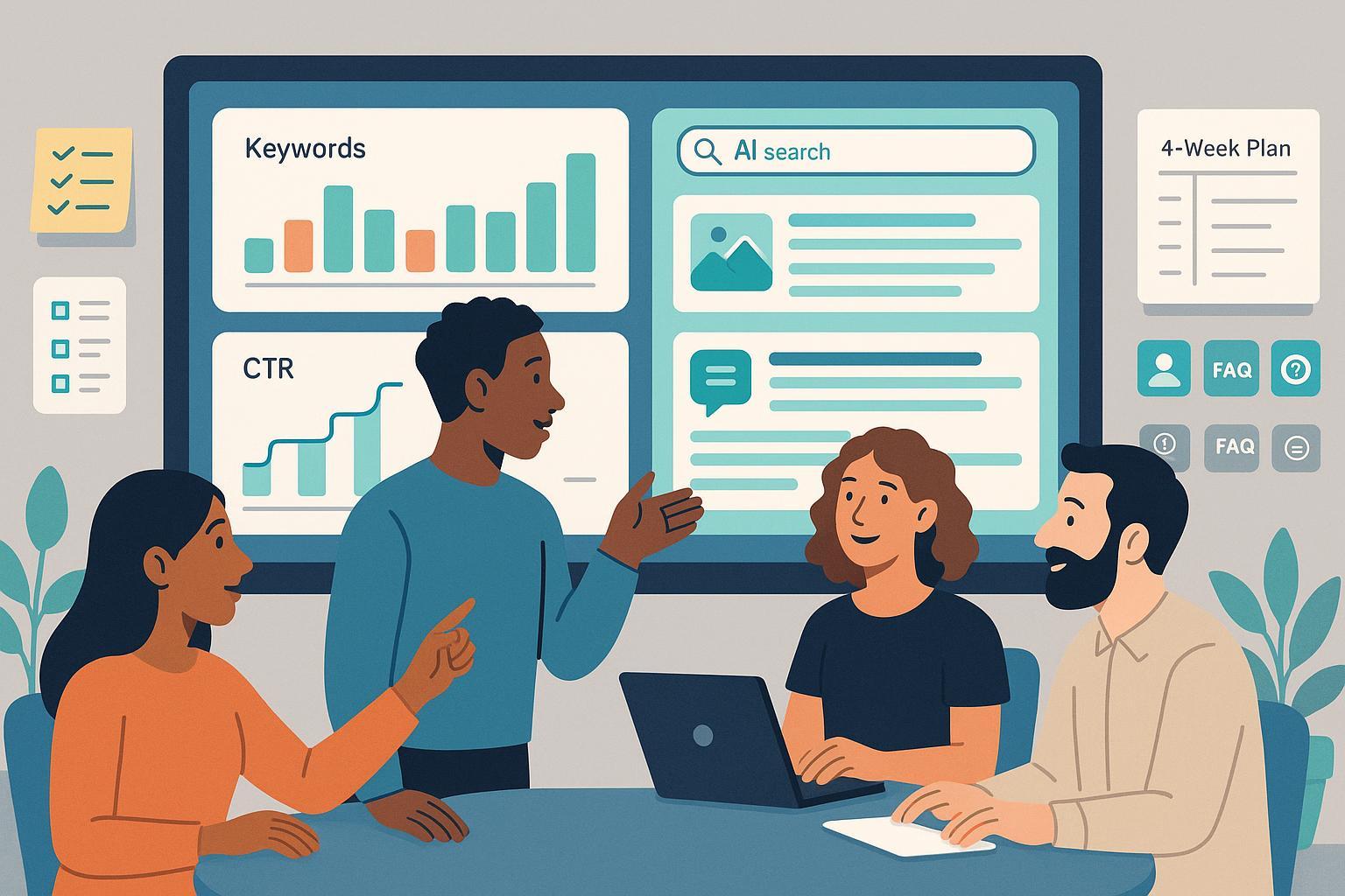 Guía para principiantes: formación cruzada en SEO y búsqueda con IA