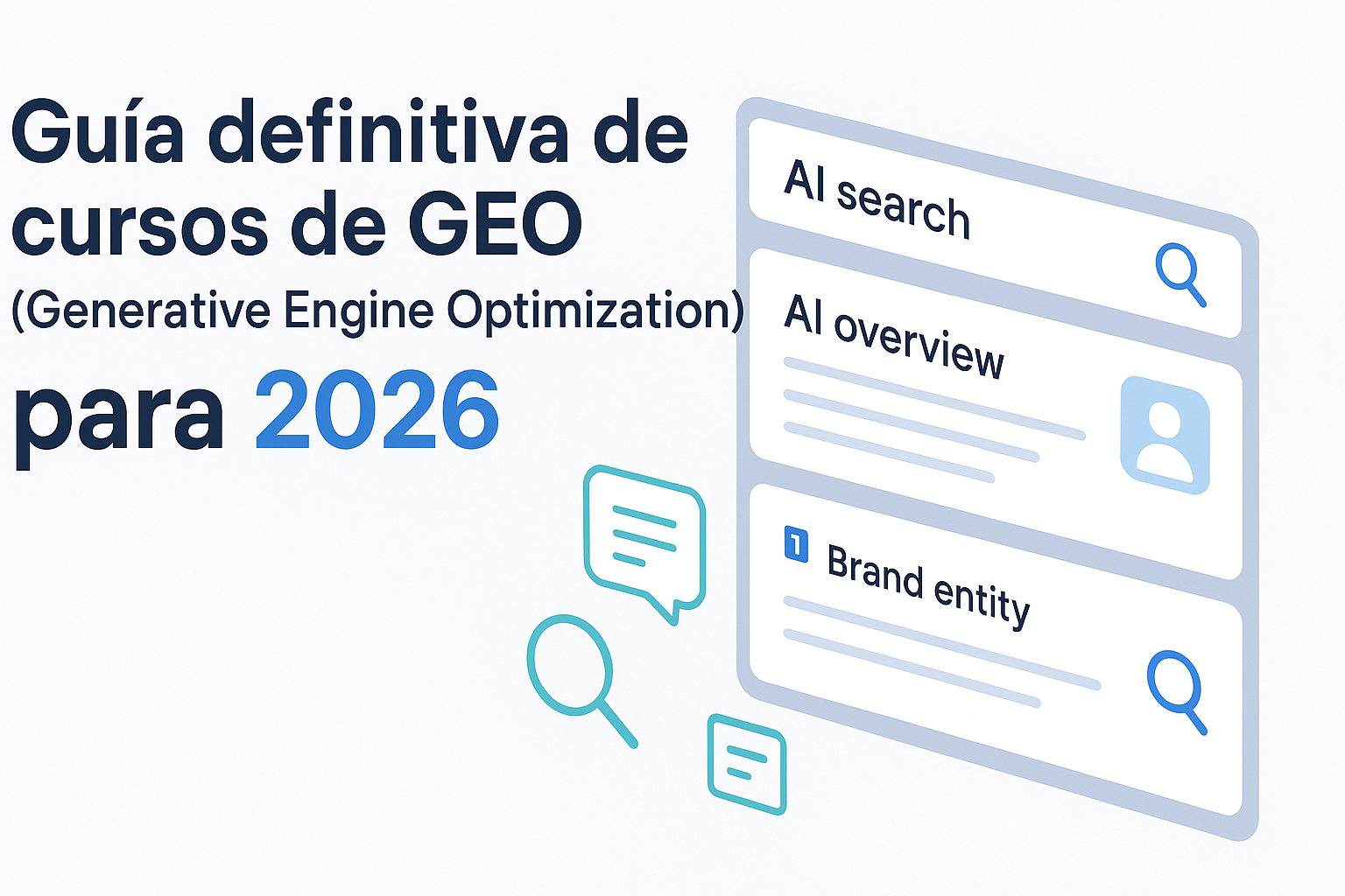 Guía definitiva de cursos GEO 2026: comparativa y certificaciones Post feature image