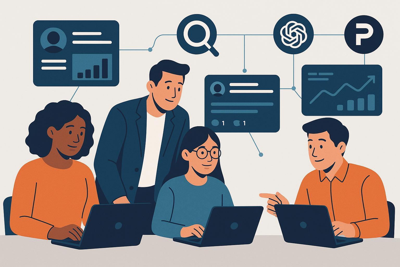 Mejores prácticas 2025: Branding de equipo en LinkedIn para visibilidad en IA Post feature image