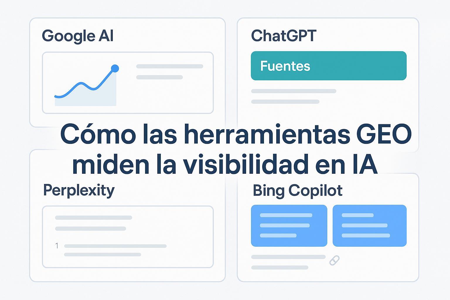 Cómo las herramientas GEO miden la visibilidad en IA Post feature image