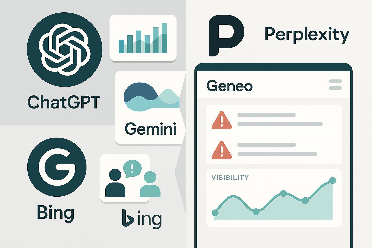 ChatGPT vs Perplexity vs Gemini vs Bing : quel outil IA choisir pour la veille de marque ? Post feature image