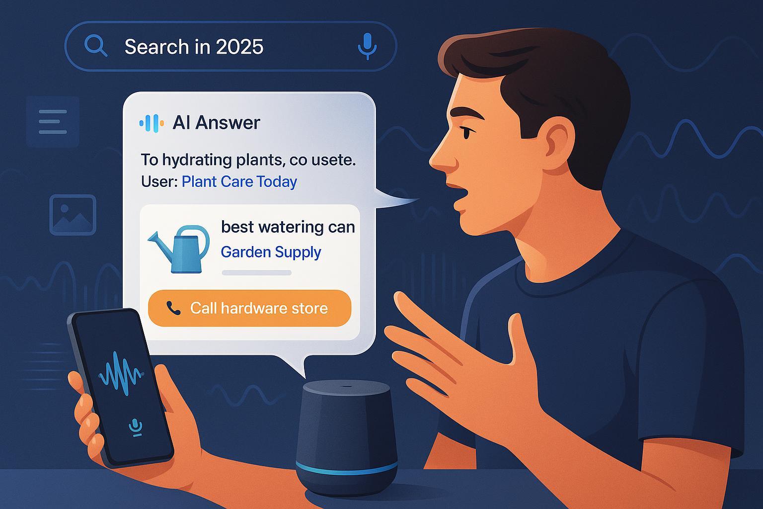 Tendances Recherche IA 2025 : Voix, Gemini et Perplexity révolutionnent la recherche Post feature image