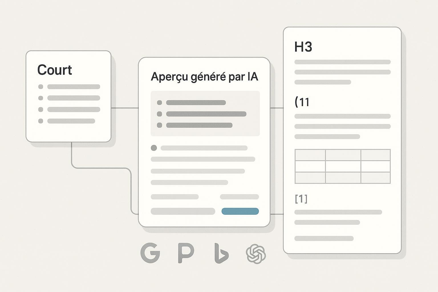 Formats courts vs longs en recherche générative : comparatif IA 2025 Post feature image