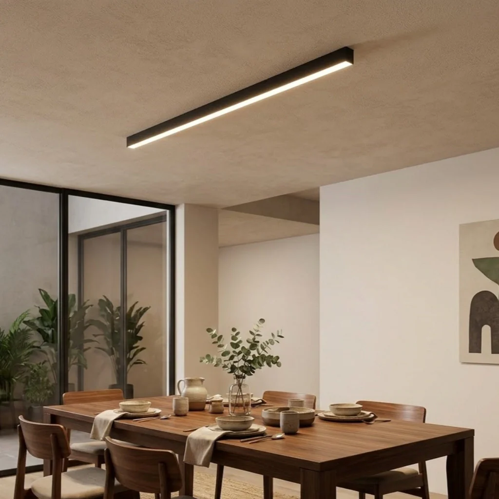 Arcato Minimalist Linear LED Ceiling Light 
