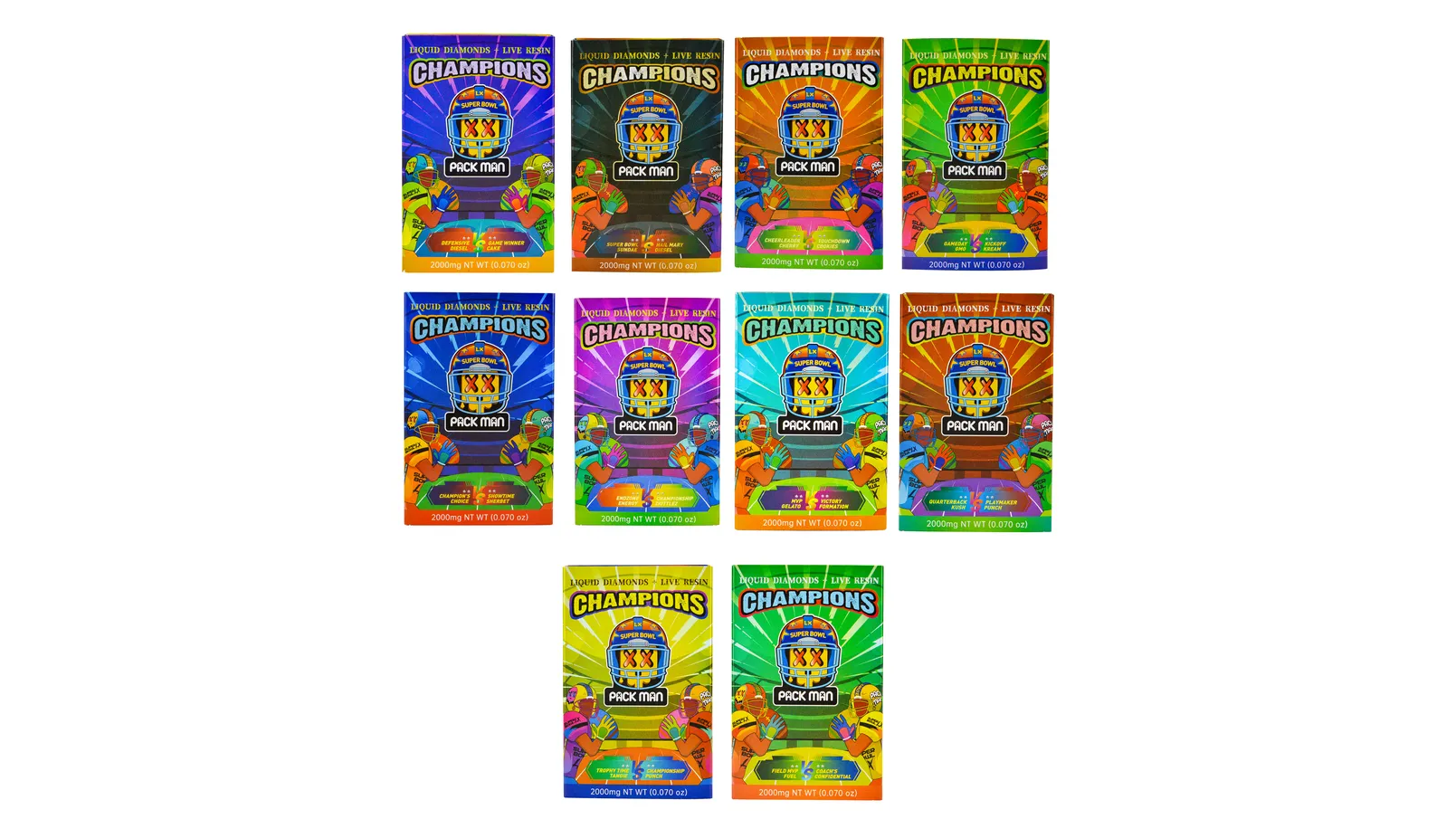 Packman Flavors