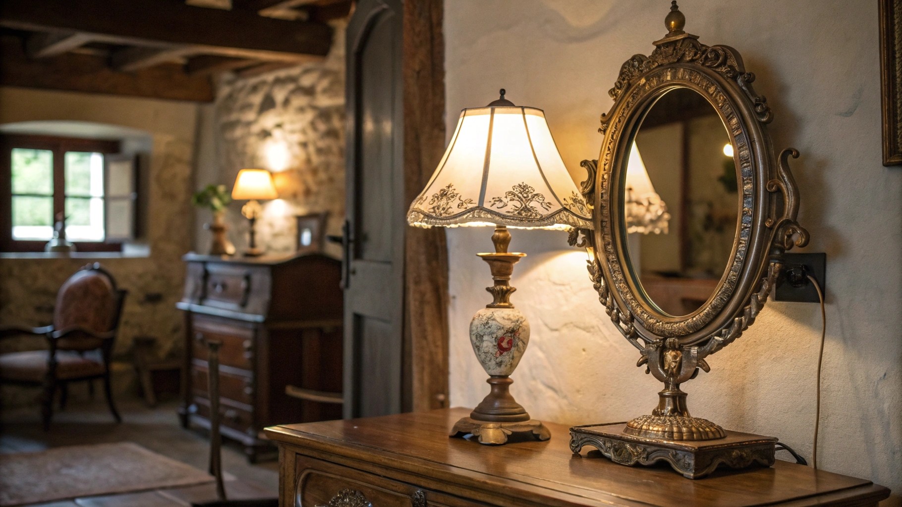 Blend Antiques with Modern Pieces
