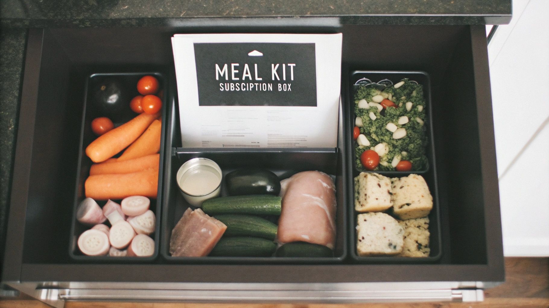 A meal kit subscription