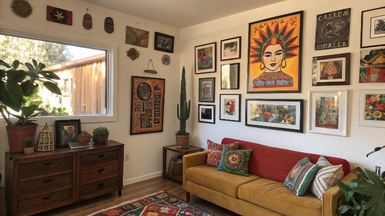How to Create a Gallery Wall with Chicano Art