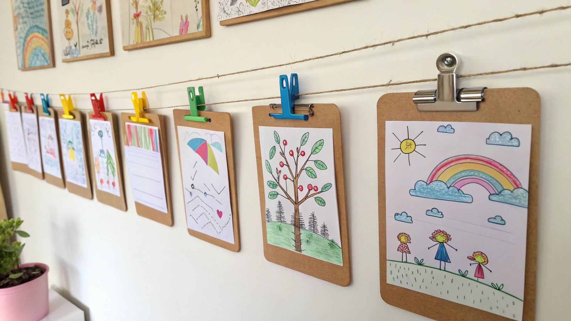 Creative Ways to Display Kids' Artwork