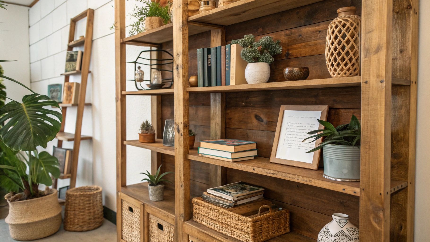 Wooden Shelves and Furniture