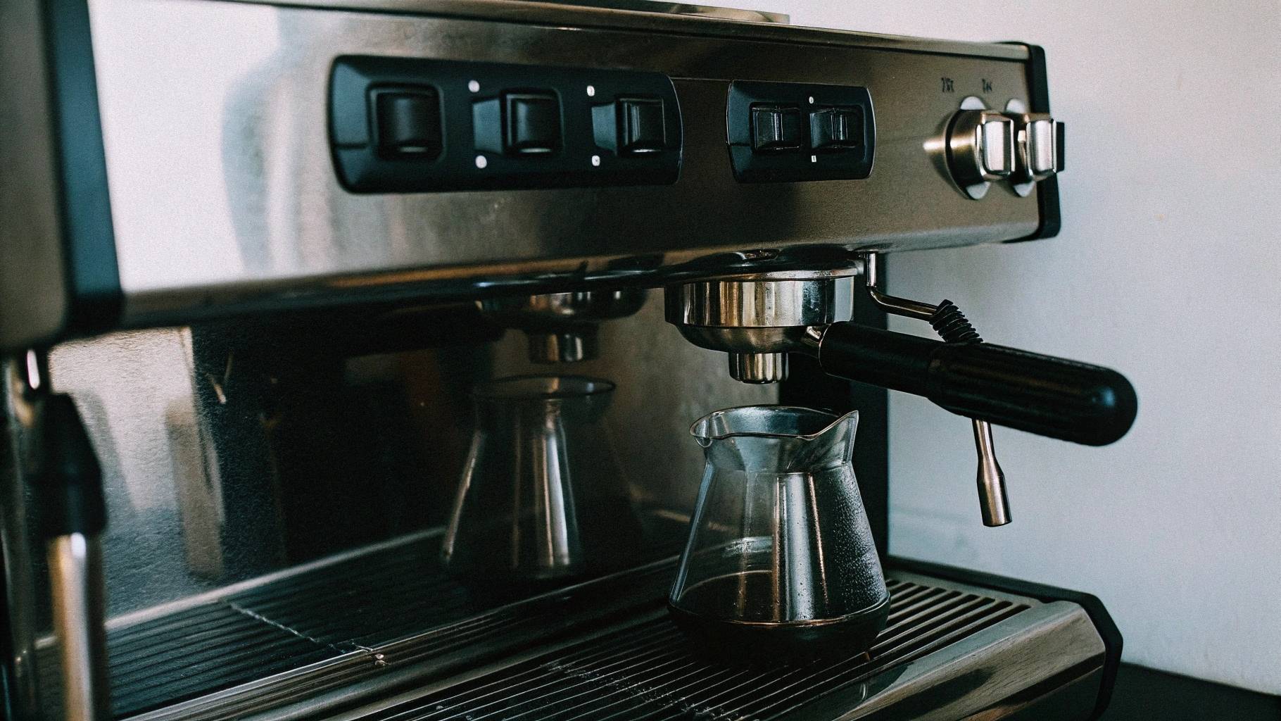 A fancy coffee machine