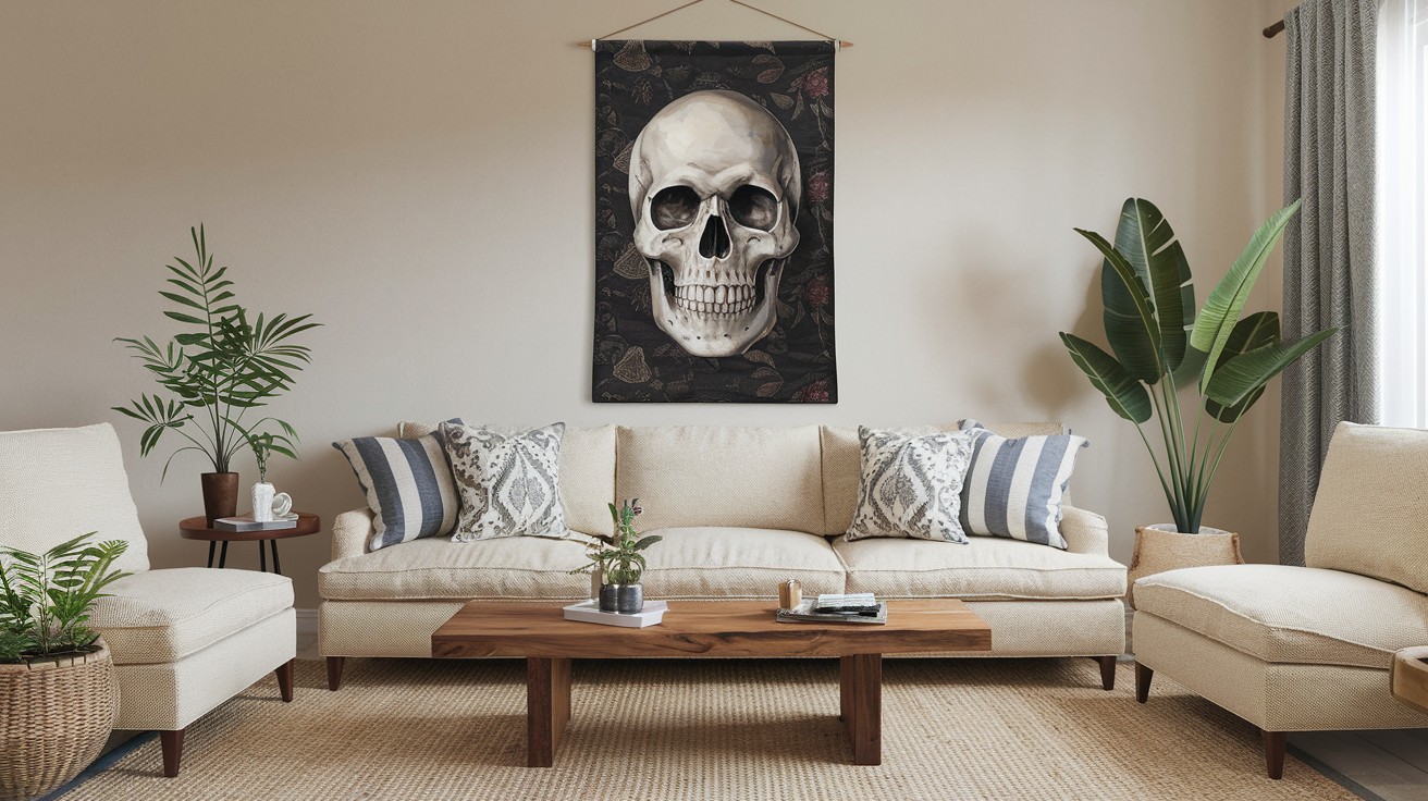 Matching Skull Artwork to Your Room’s Style