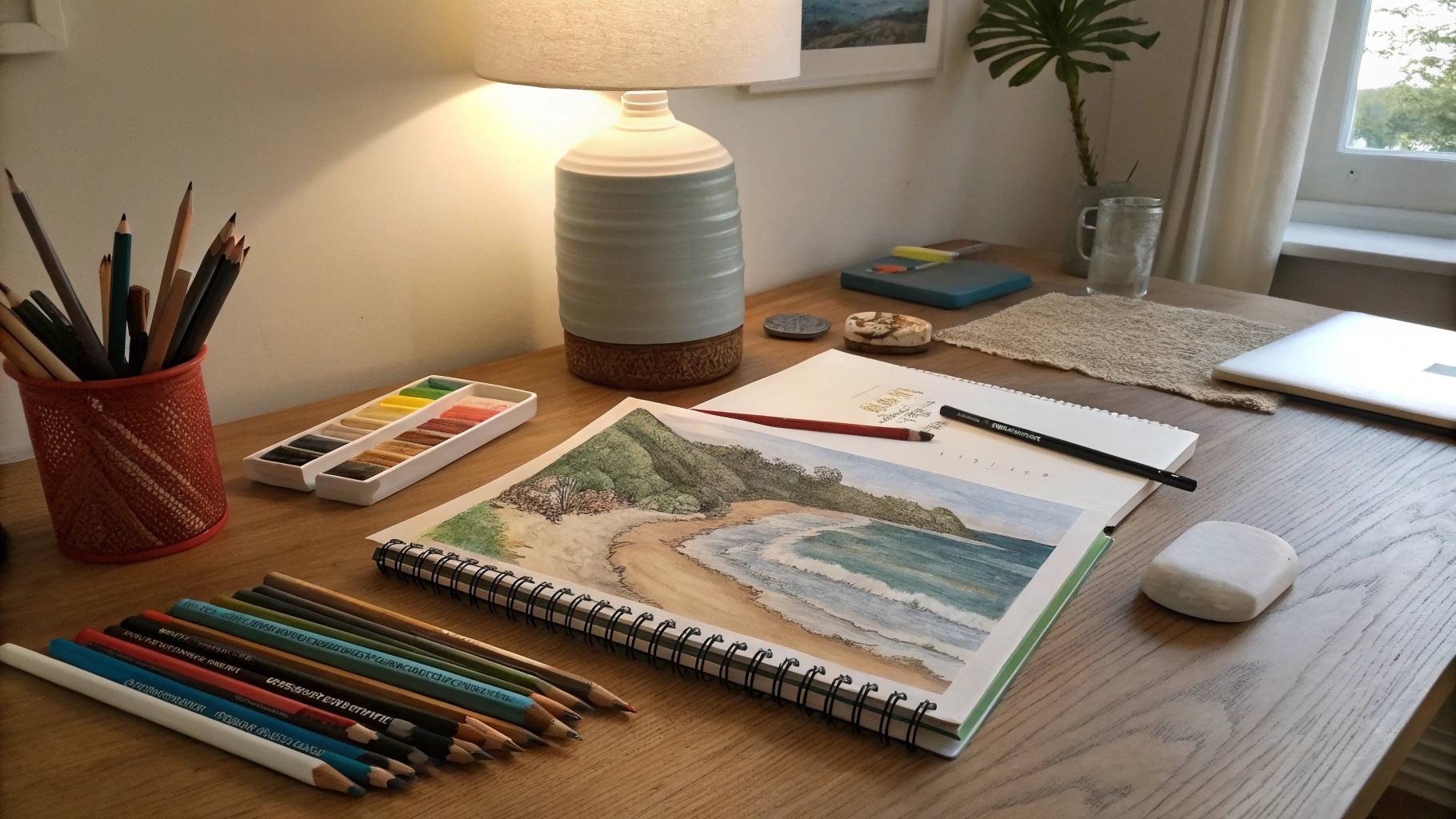 Materials for Beach Drawing