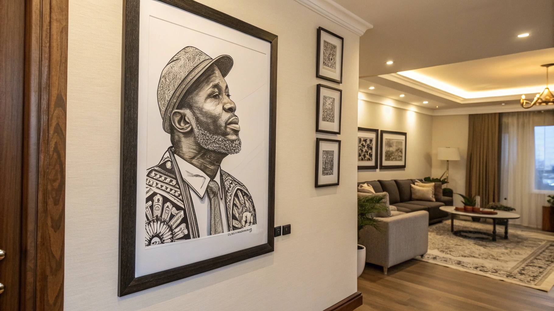 10.Customizable Black and White Artwork