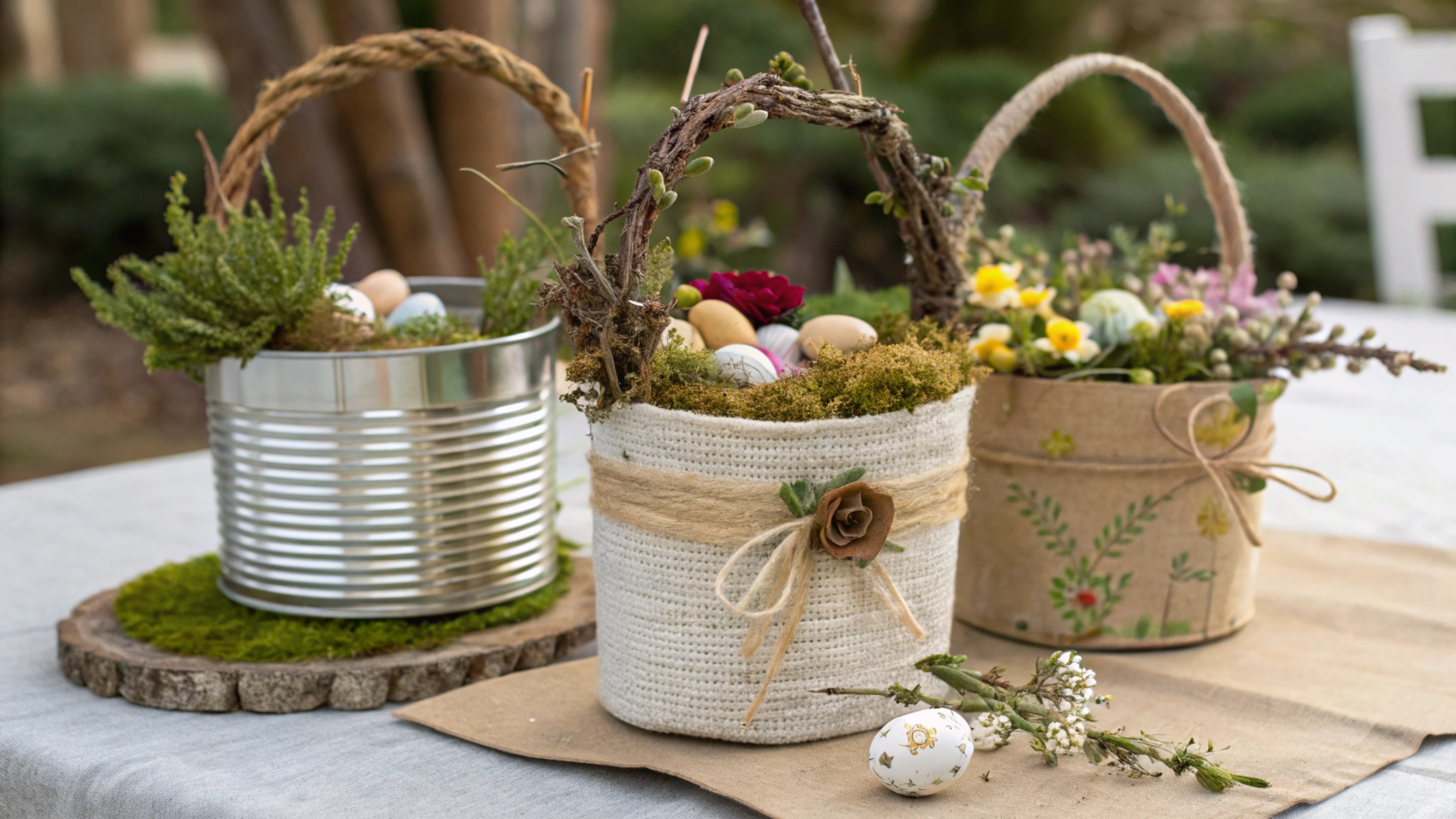 Upcycled and Eco-Friendly Easter Decor