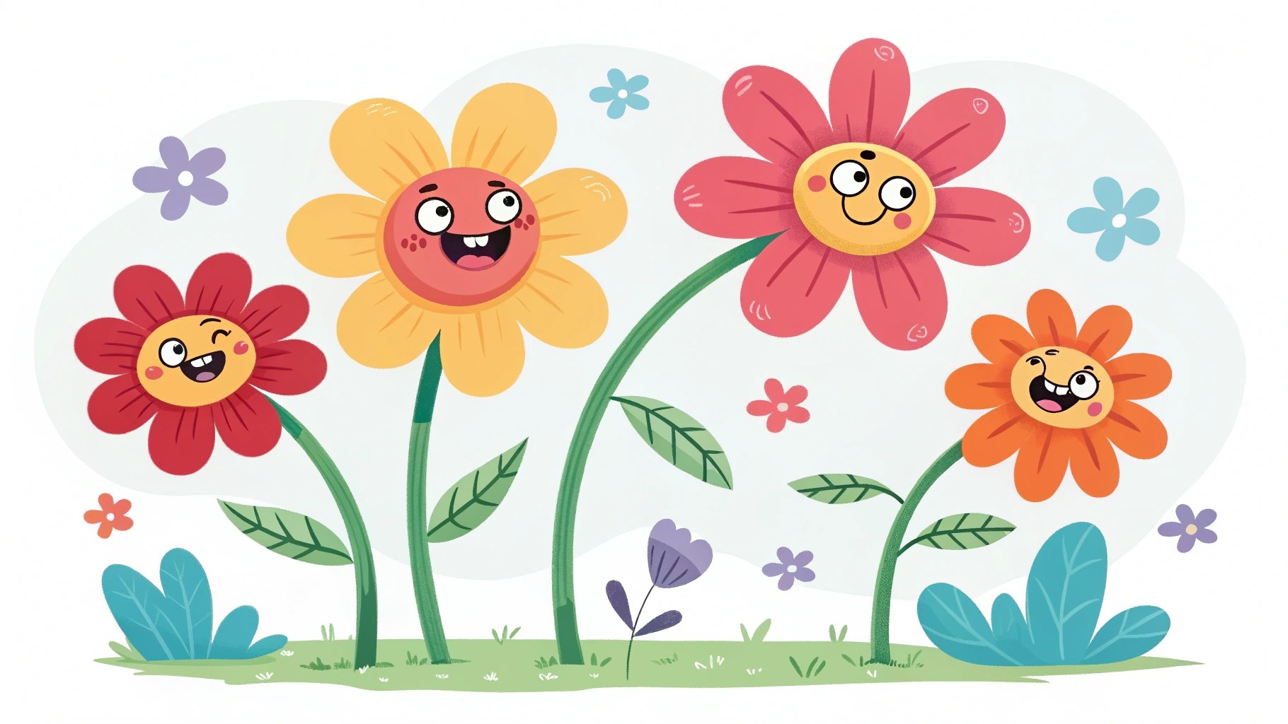 Designing Abstract or Cartoon-Style Flowers