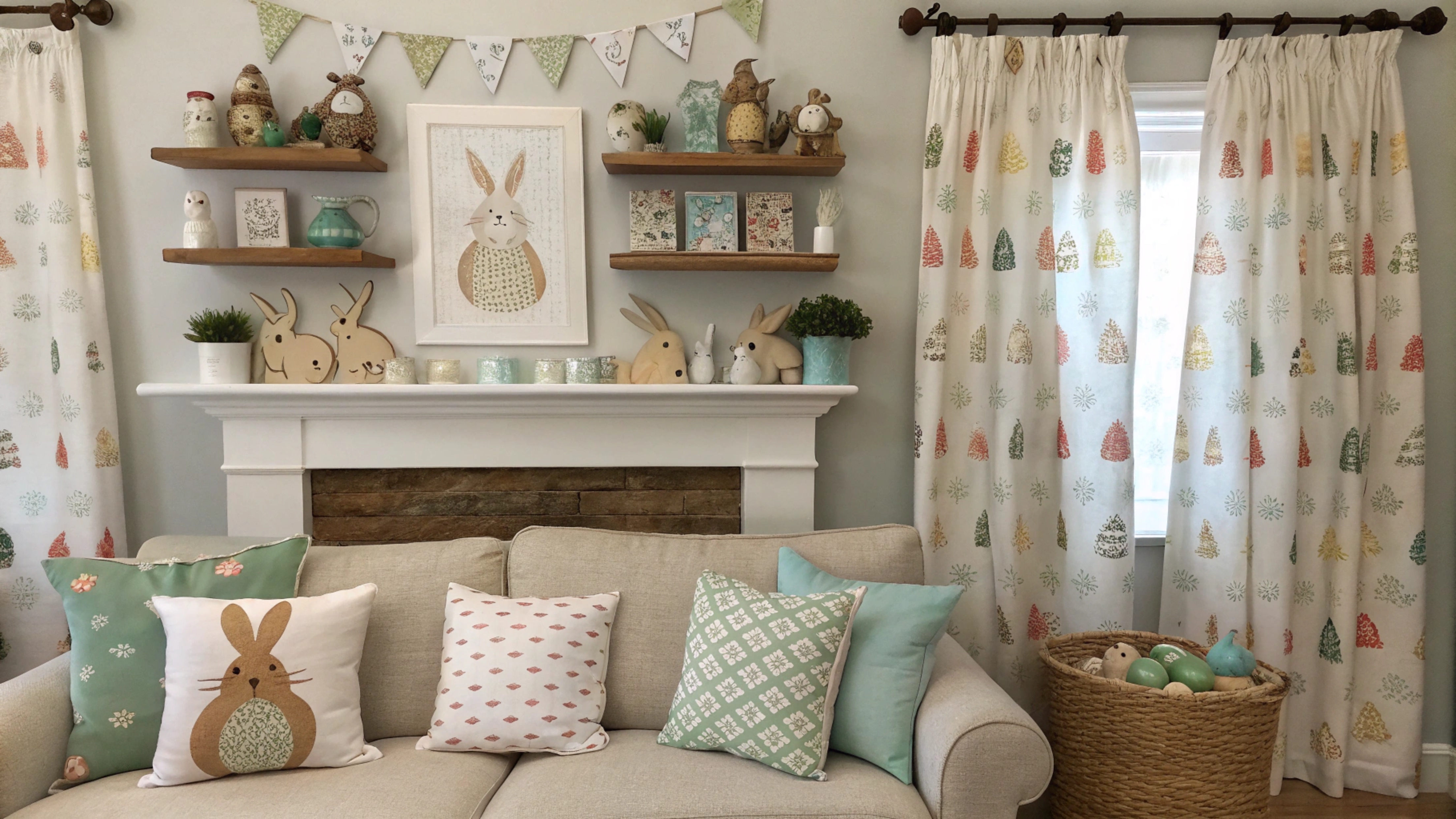 Bunny-Themed Easter Decor