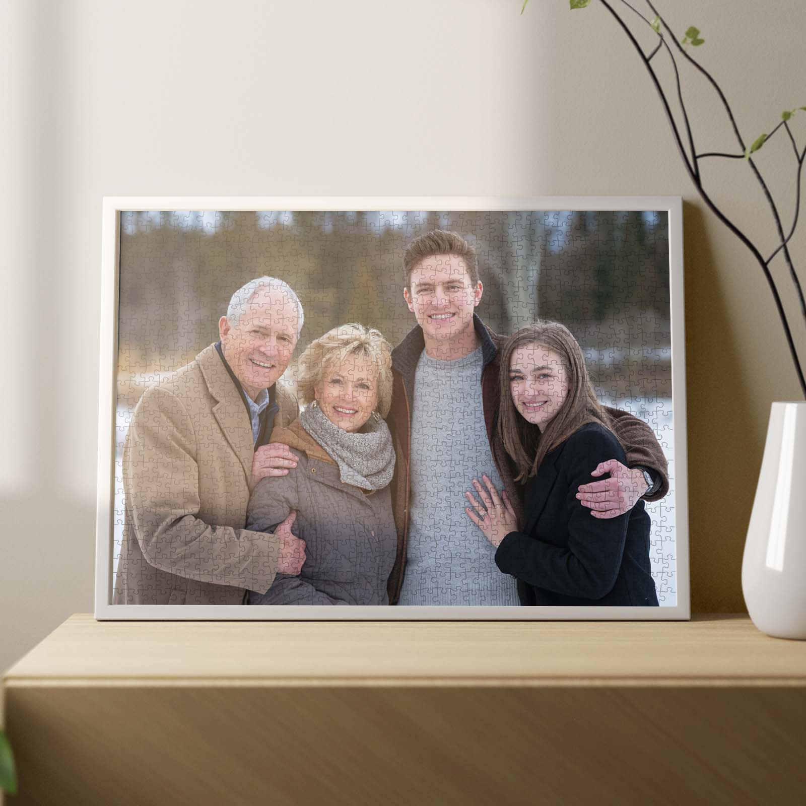 A custom jigsaw puzzle of favorite memories