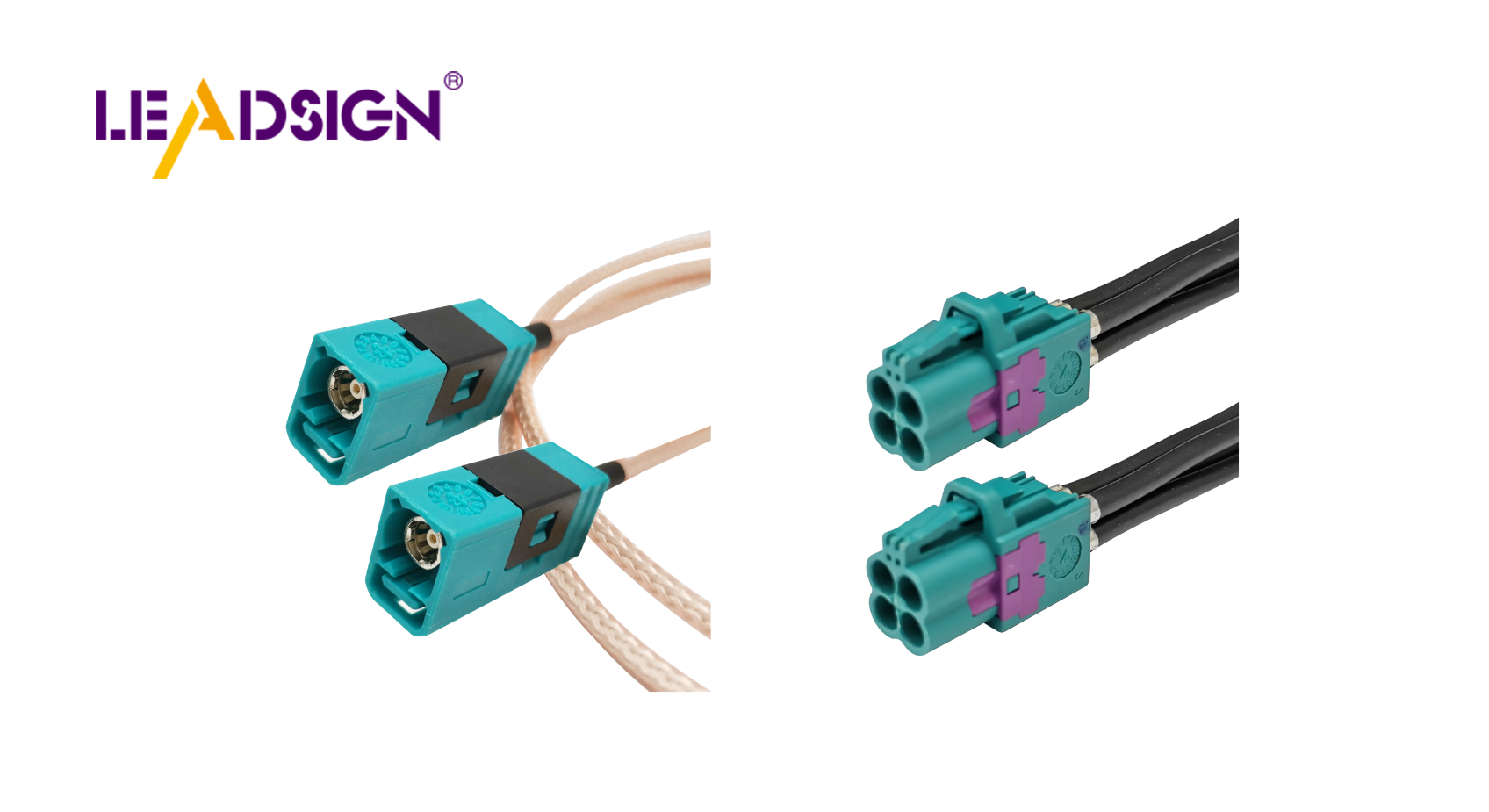 LEADSIGN Steckverbinder FAKRA vs HFM Vergleich