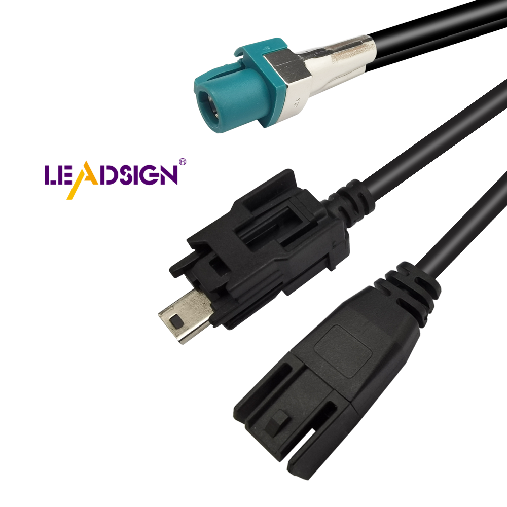 How LEADSIGN's Mini B Plug USB HSD Cable Enhances Your Car Audio with Auto Wire