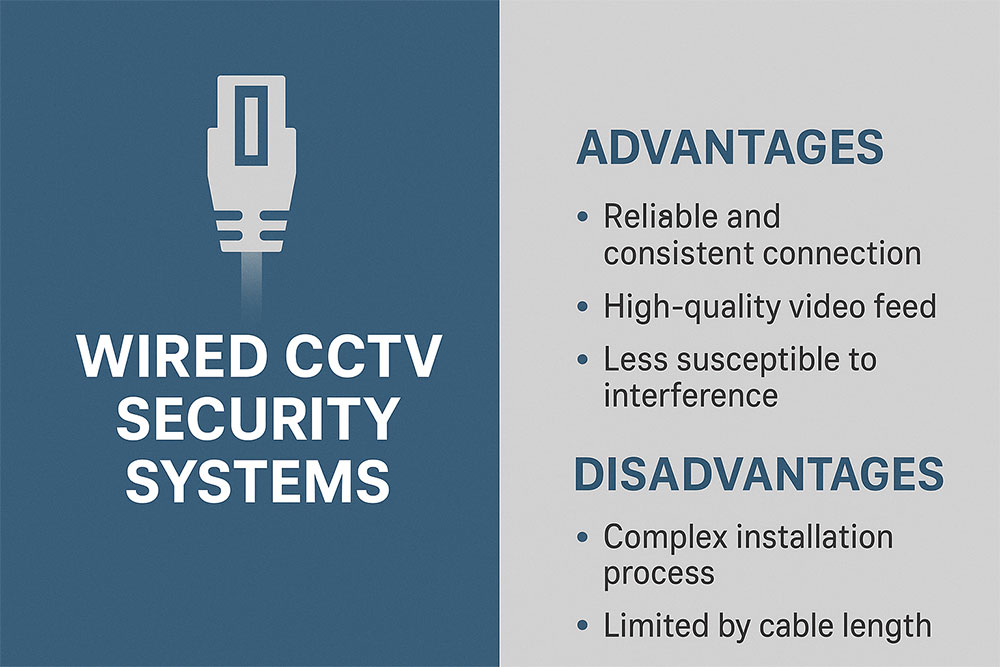 Advantages and Disadvantages of Wired CCTV Security Systems