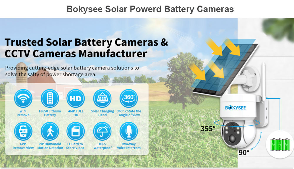 how solar powered security cameras work