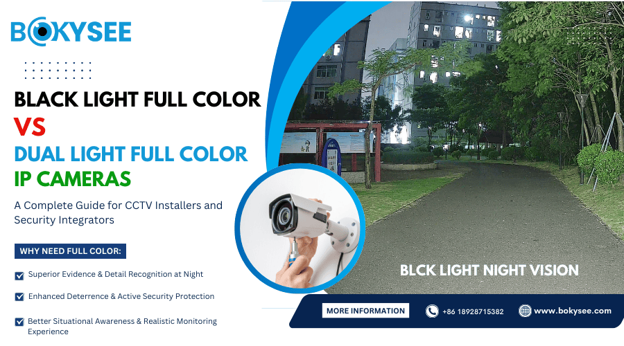Black Light Full Color IP Cameras vs Dual Light Full Color IP Cameras
