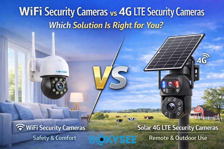 Wi-Fi Security Cameras vs 4G LTE Security Cameras: which is suitable for you?