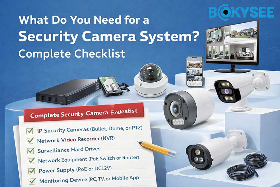 What Do You Need for a Security Camera System? Complete Checklist