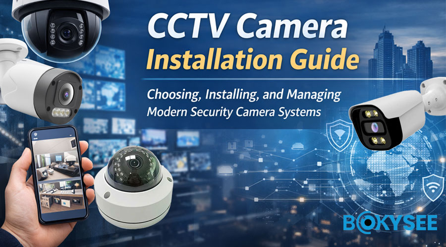 CCTV Camera Installation Guide: PTZ, Bullet & Dome Cameras Explained
