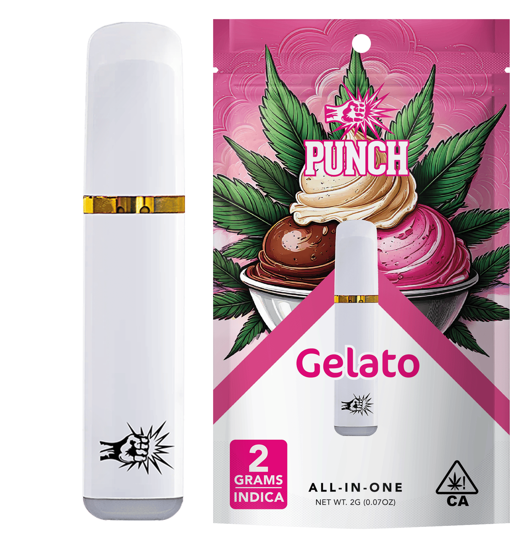 Gelato 2g Vape vs Kushy Punch 2g vape: Flavor Naming and Brand Search Interest