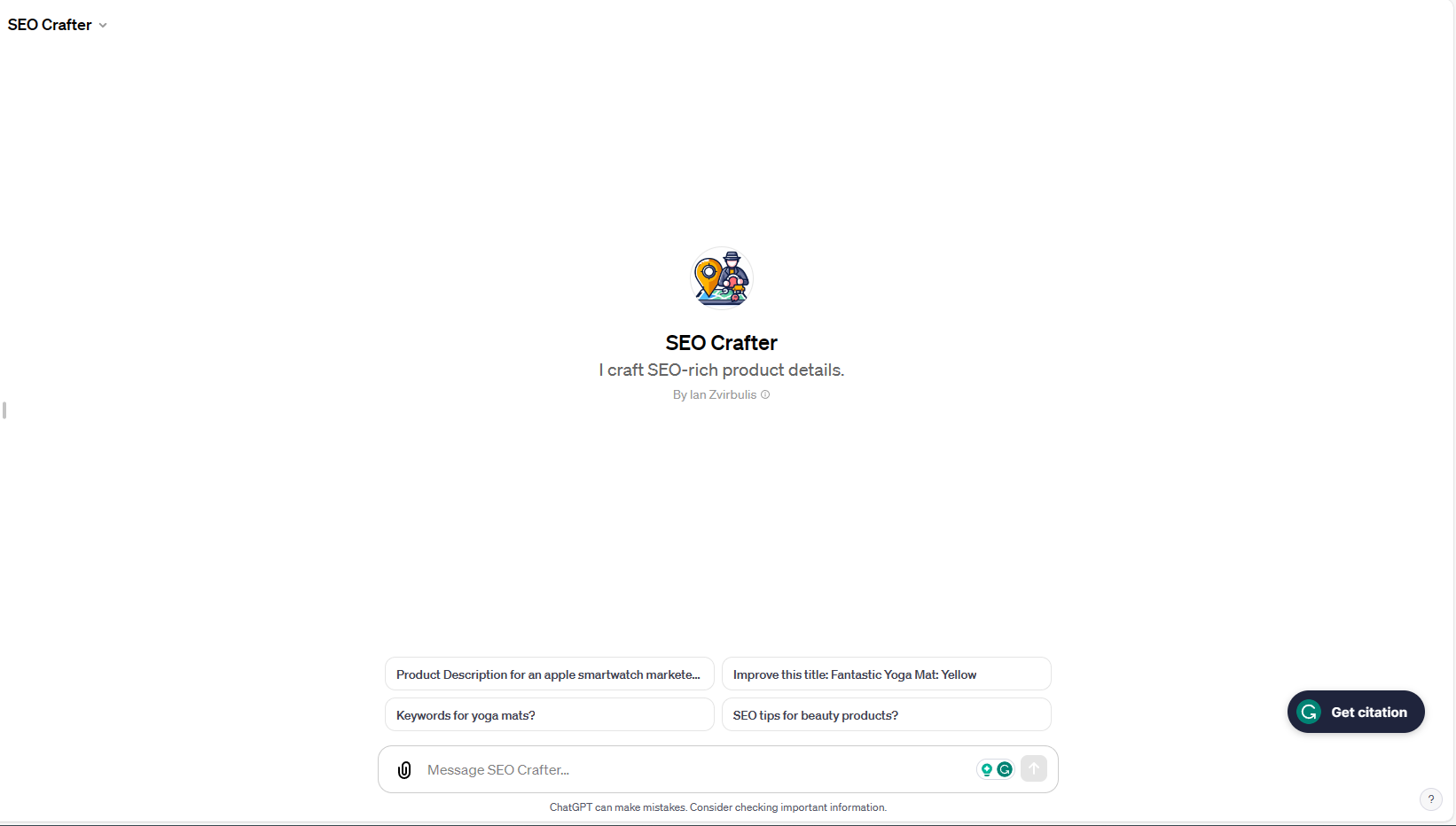 SEO Crafter GPT
