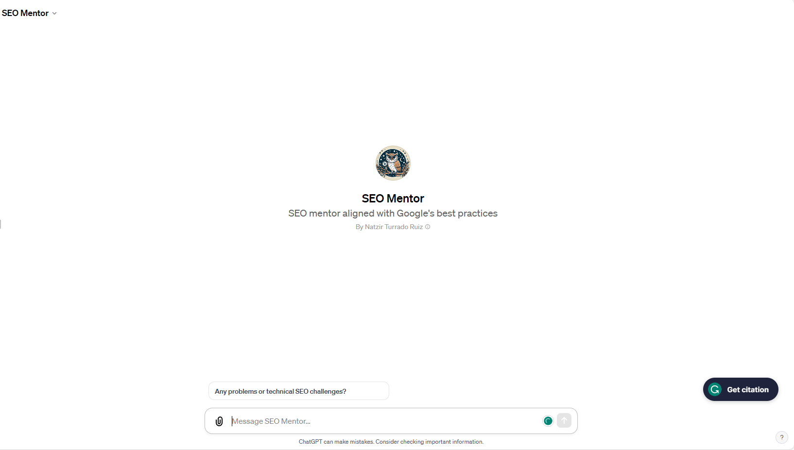 SEO Mentor GPT