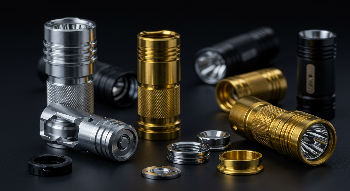 Key Flashlight Parts and Their Material Needs