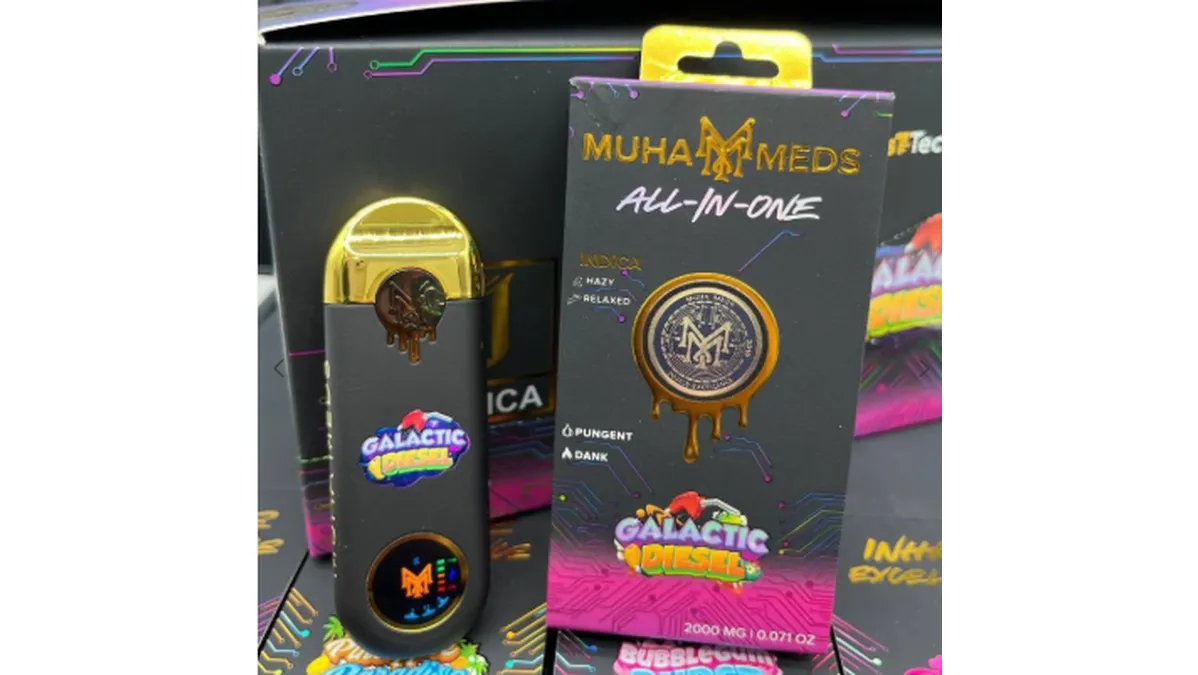 Packaging, Codes, And COAs That Help Verify A Genuine Muha Meds 2G Disposable All In One