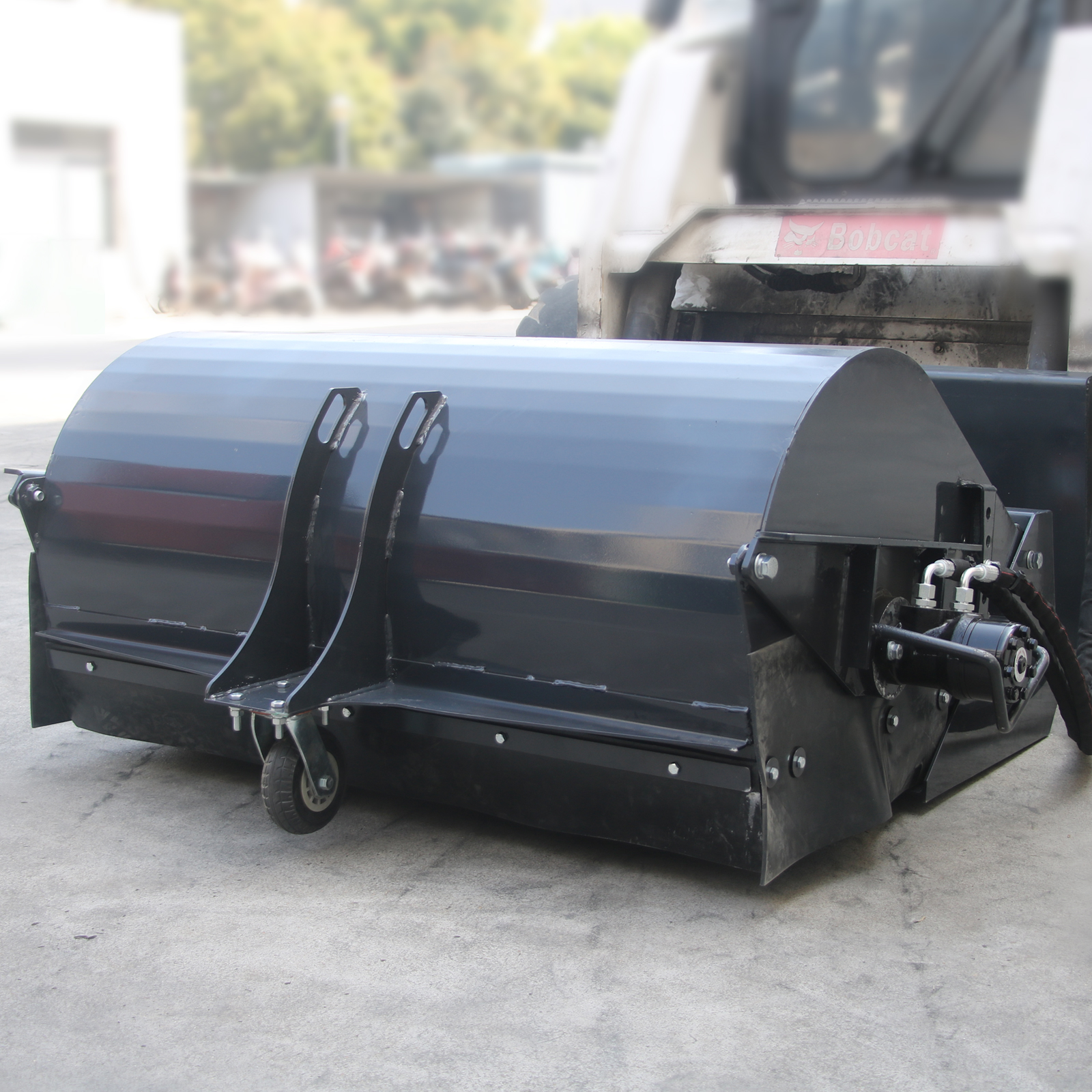 Box Broom Sweeper Operation