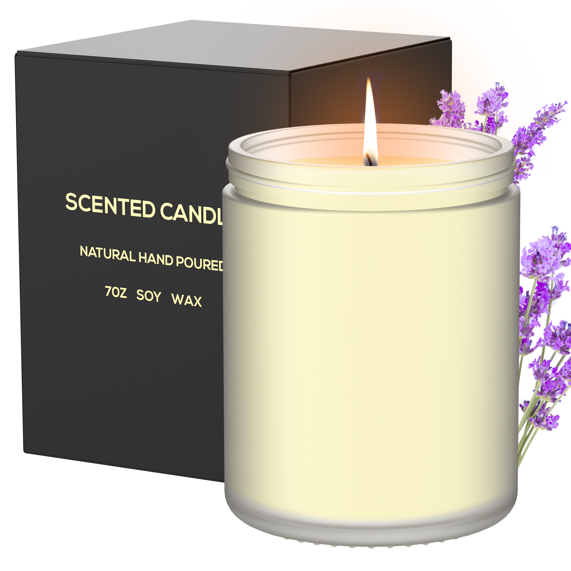 lavender and gardenia candle 
