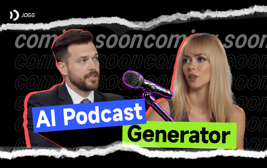JoggAI video podcast generator