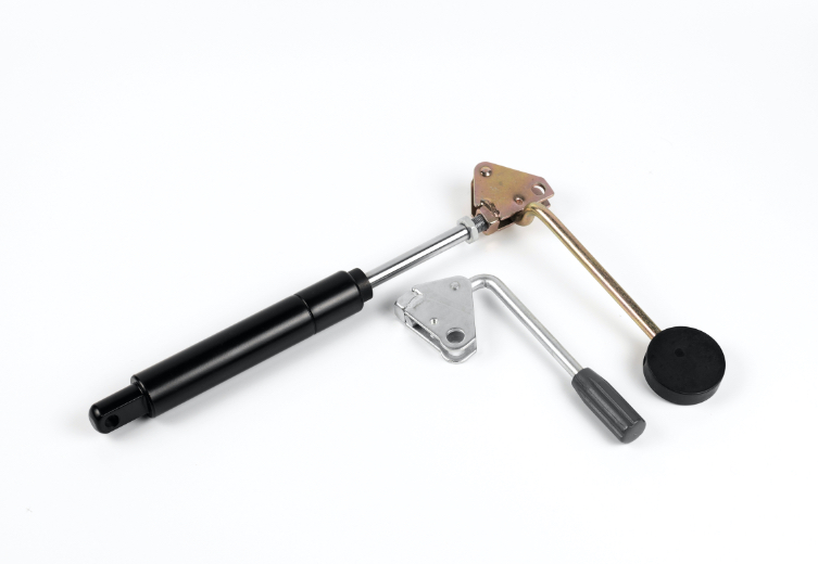 Lockable gas spring for industrial and medical applications