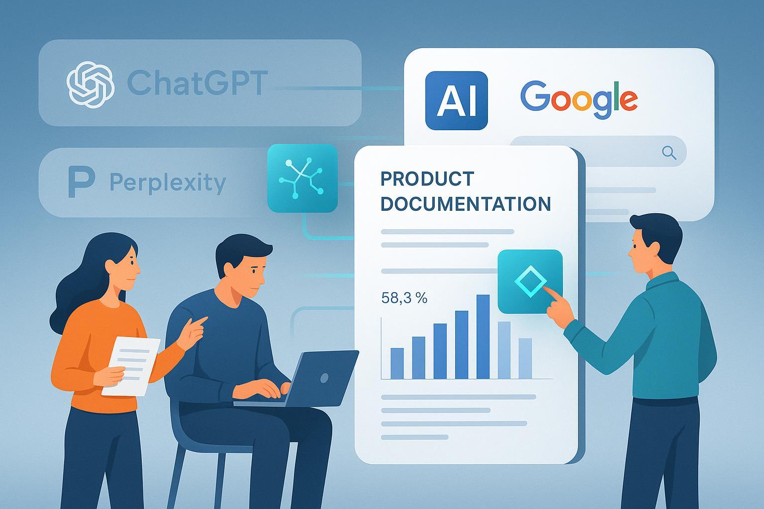 AI优化技术文档与用户提问对齐，Geneo数据追踪场景企业团队协作封面图