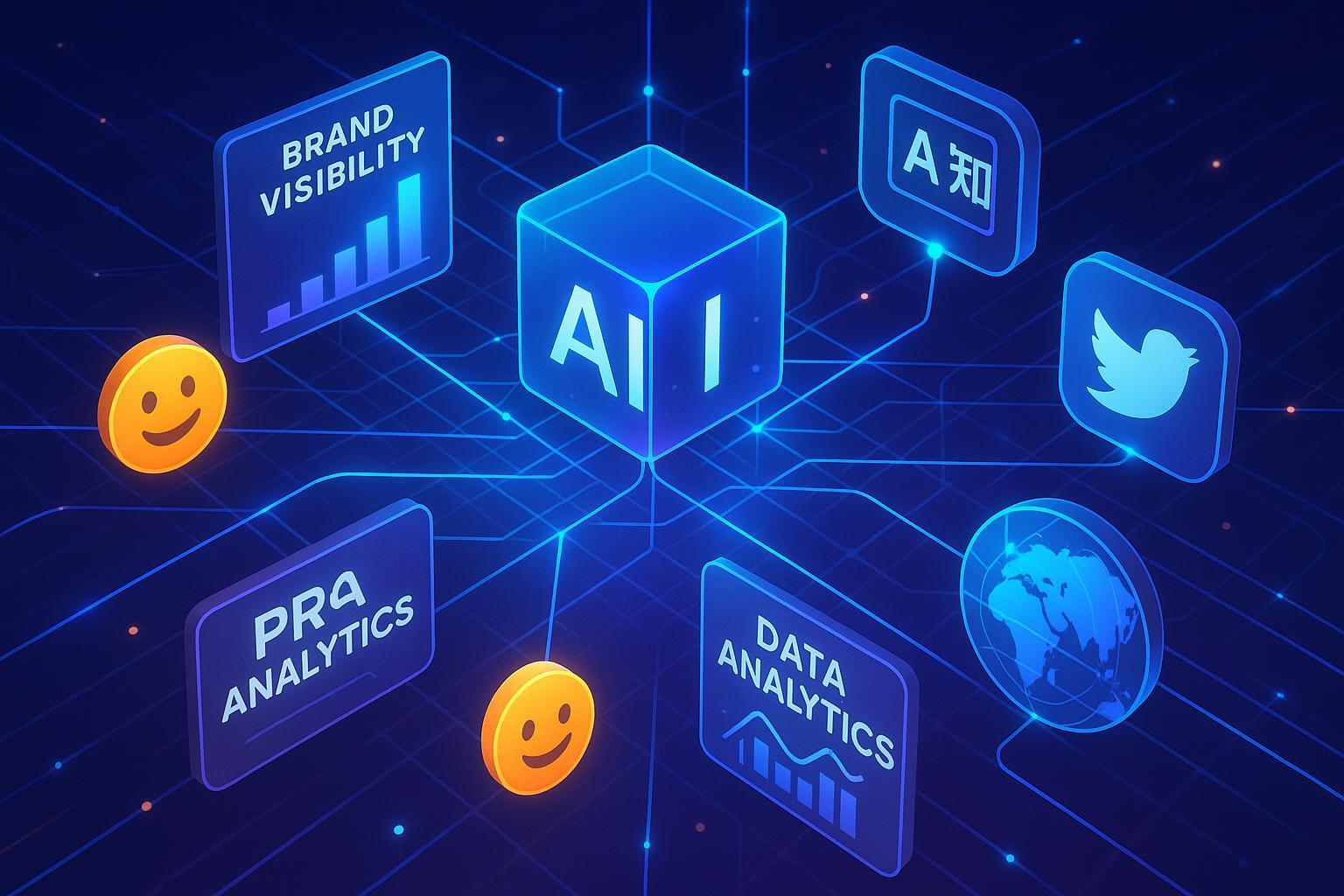 2025数字公关网络影响AI搜索的强大网络与数据分析场景